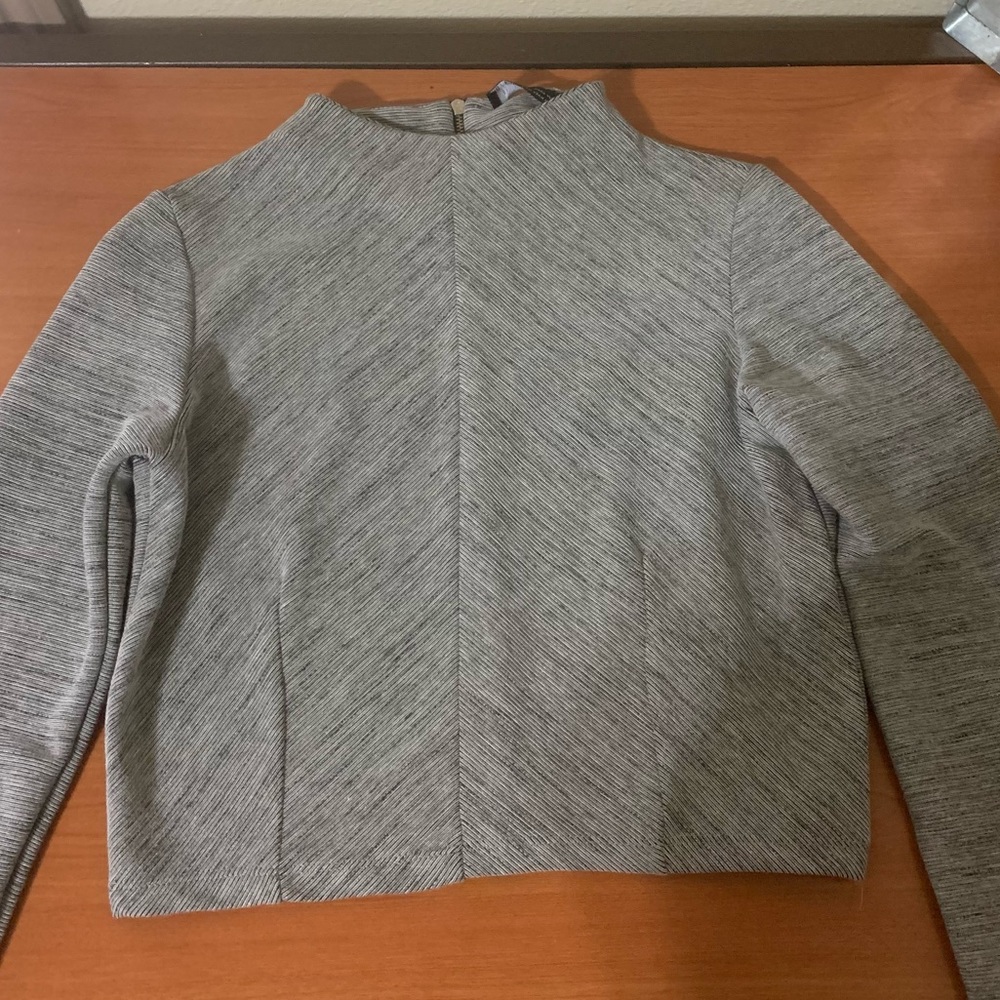 Zara Grey Long Sleeve Top